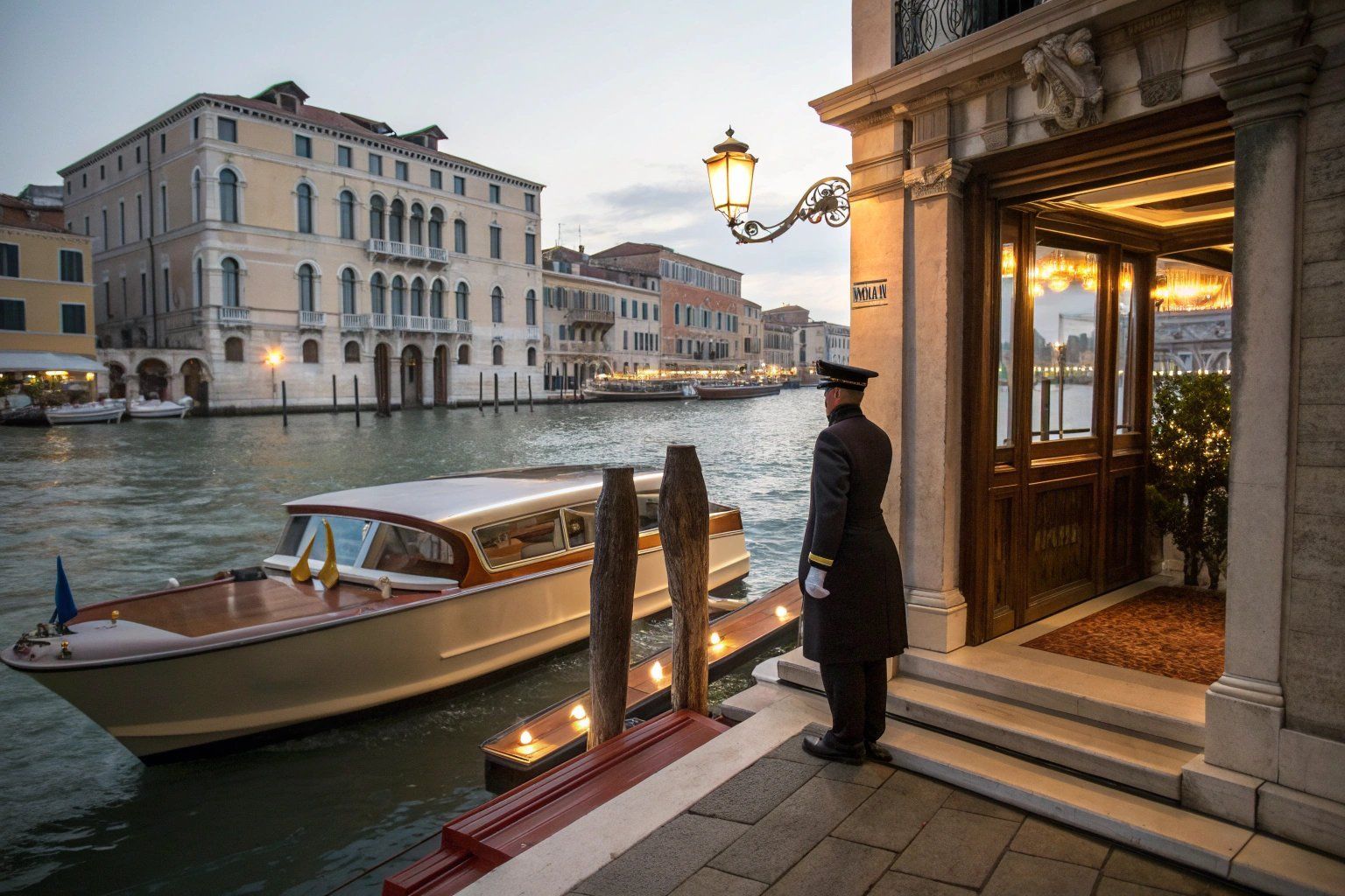 Wassertaxi Venedig Flughafen zum Hotel